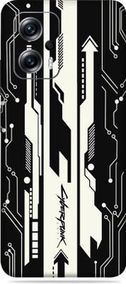 WeCre8 Skin's Redmi K50i 5G Mobile Skin(B&W Cyber Multicolor Mobile Skin With Cleaning Wipes)