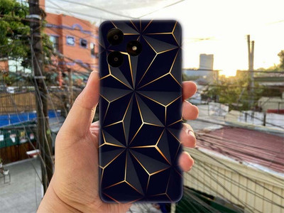 BugguSkin realme note 50 Mobile Skin(Ulltra Super Thunderstm Black Abstract Skin With High Matte Finish., Mobile Skin (Back+Side+Camera))