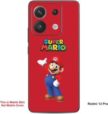 VYBE The Smart Choice Redmi 13 Pro Super Mario Embossed Mobile Skin(Engine Red A1)