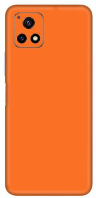 Vcare GadGets Orange Matte vivo Y72 5G Mobile Skin(Orange Matte)