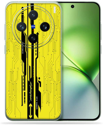 OggyBaba OggyBaba Vivo X200 5g Mobile Skin(Yellow-CyberPunk)