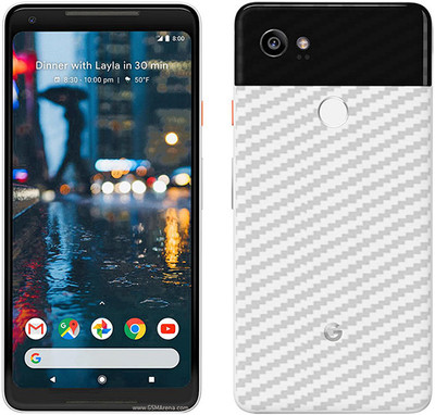 candeal mart Google Pixel 2 XL carbon fiber 3D back skin / Mobile Skin / Protective film Mobile Skin(Transparent)