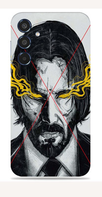 SkinoMania Samsung Galaxy M35 5G Mobile Skin(John Wick yellow Eyes)