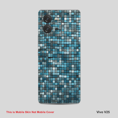 VYBE The Smart Choice Vivo V25 Pattern Mobile Skin Mobile Skin(Multi ColourCB3)