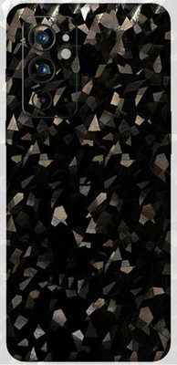 Vcare GadGets One Plus 9 RT 5G Skin Back Side With Camera Protection High Quality Premium Mobile Skin(Crystal Diamond Black)
