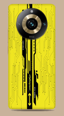 SkinoMania Realme 11 Pro Plus 5G Mobile Skin(Yellow-CyberPunk Multicolor Mobile Skin)