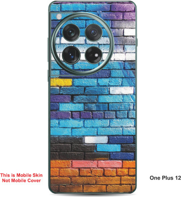 VYBE The Smart Choice One Plus 12 Art Embossed Mobile Skin(Peacock Blue A13)