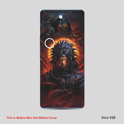 VYBE The Smart Choice Vivo 29 Anime Mobile Skin Mobile Skin(Dusty Orange 04)