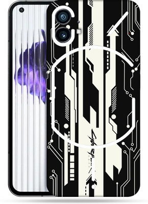 SkinoMania Nothing-Phone(1) Mobile Skin(B&W Cyber)