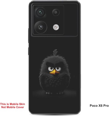 VYBE The Smart Choice Poco X6 Pro Angry Bird Embossed Mobile Skin(Iridium A4)