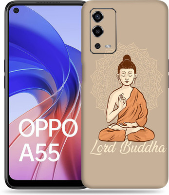 SkinoMania Oppo-A55 Mobile Skin(Multicolour Lord Buddha)