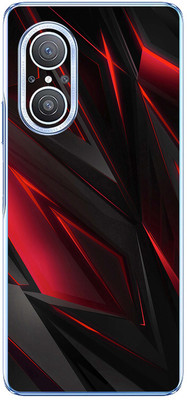 FCS Huawei nova 10 Youth Printed Back skin Mobile Skin(Red Black Texture)