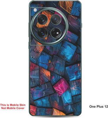 VYBE The Smart Choice One Plus 12 Abstract Embossed Mobile Skin(Sea Turtle Green A13)