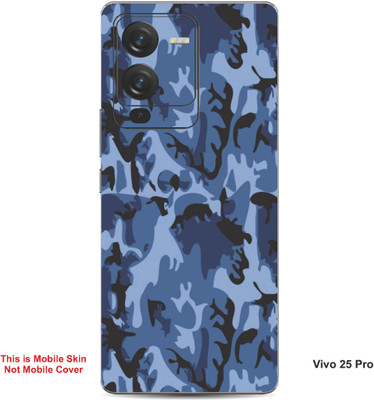 VYBE The Smart Choice Vivo 25 Pro Camouflage Embossed Mobile Skin(Judge Grey 1)