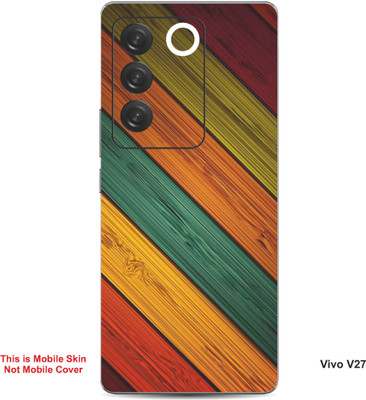 VYBE The Smart Choice Vivo V27 Pattern Embossed Mobile Skin(Tiger Eye 5)