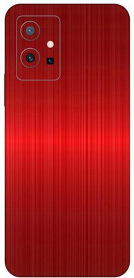 Vcare GadGets Red Titanium vivo T1 5G Mobile Skin(Red Titanium)