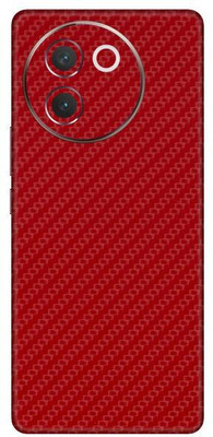 Vcare GadGets Fiber Carbon Red V30e 5G Mobile Skin(Fiber Carbon Red)