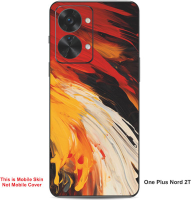 VYBE The Smart Choice One Plus Nord 2T Art Embossed Mobile Skin(Burnt Umber A14)