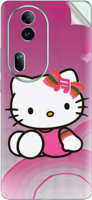 tiddler Oppo Reno 11 Pro Mobile Skin(Pink& White)