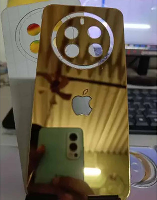 GPTECK REALME 12 PLUS 5G GOLD MIRROR BACK PANNEL Mobile Skin(Gold)