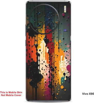 VYBE The Smart Choice Vivo X90 Art Embossed Mobile Skin(Storm Dust 16)
