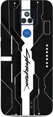 WeCre8 Skin's Moto G Play Mobile Skin(Simple-Black-Cyber Multicolor Mobile Skin)