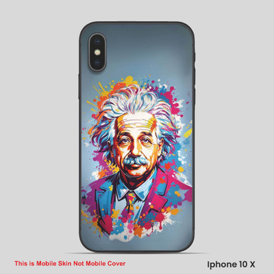 VYBE The Smart Choice iPhone 10X ART Mobile Skin(Multi color SKI D47)