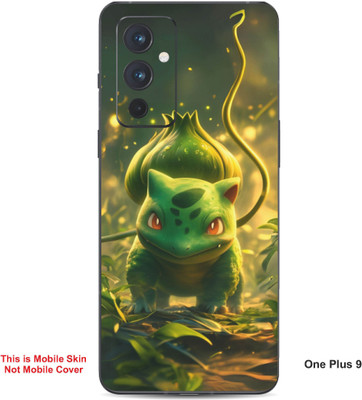 VYBE The Smart Choice One Plus 9 Pokemon Embossed Mobile Skin(Medium Forest Green 19)