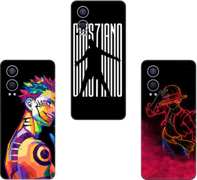 wrap craft ONEPLUS NORD CE5 5G(PACK OF 3)Camera&Back Protector Premium Vinyl Mobile Skin(Multicolor)
