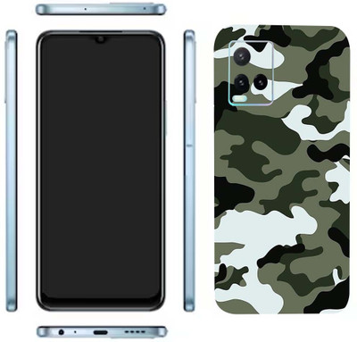 Pochanki Vivo Y33t Mobile Skin(Military Winter Camo Skin With Glossy Matte Finish.)