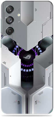 SkinoMania Samsung Galaxy M55 5G Premium Vinyl Mobile Skin (Multicolor) Mobile Skin(Asus ROG 3 Abstract)