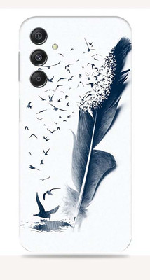 WeCre8 Skin's SAMSUNG Galaxy M34 5G Mobile Skin(Feather Art)