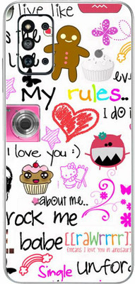 FCS Samsung Galaxy F52 5G Printed Back skin Mobile Skin(Writing Skin)