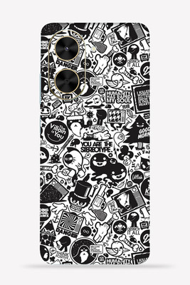 Gizmo Wraps Redmi C71 5g Mobile Skin(Doodle Art)