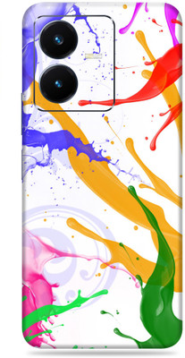 SkinoMania Vivo Y22 Mobile Skin(Multicolor My Dad Is My Hero)