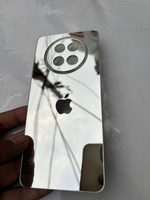 TWUAOP REALME 12 5G BACK PANNEL ACRYLIC SHEET Mobile Skin(Silver)