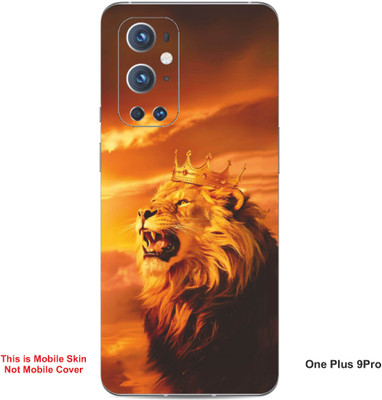 VYBE The Smart Choice One Plus 9 Pro Lion Embossed Mobile Skin(Brownish Orange 26)