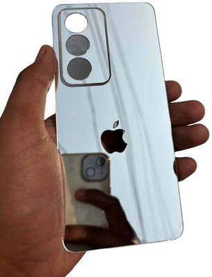 TWUAOP OPPO A3 PRO 5G MOBILE SKIN ACRYLIC SHEET MIRROR BACK PANNEL APPLE Mobile Skin(Silver)