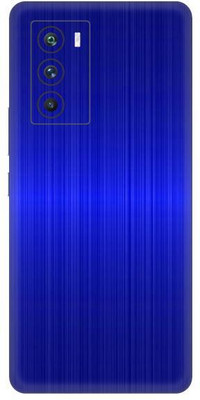Vcare GadGets Dark Blue Brushed vivo i QOO 9 SE 5G Mobile Skin(Dark Blue Brushed)