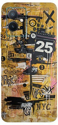 TJ CREATION VIVO T1 5G Mobile Skin(Multicolor Graffiti Skin With High Matte Finish.)