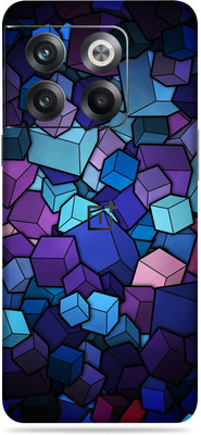 SkinoMania Oneplus 10T Mobile Skin(Multicolor Cubes Vector)