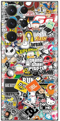 Orgic India Samsung S23 Ultra Mobile Skin(Sticker Bomb)