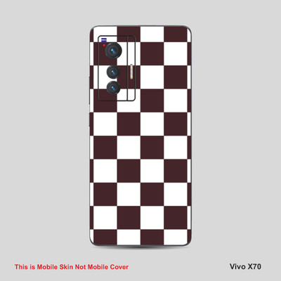 VYBE The Smart Choice Vivo X70 Pattern Mobile Skin Mobile Skin(Multi ColourCL32)