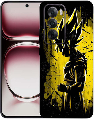 OggyBaba Oppo Reno 12 pro 5g Mobile Skin(Goku Yellow)
