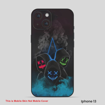 VYBE The Smart Choice iPhone 13 Horror Mobile Skin(Black Cow 4)