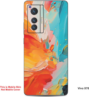 VYBE The Smart Choice Vivo X70 Art Embossed Mobile Skin(Halloween 12)