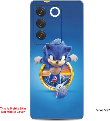 VYBE The Smart Choice Vivo V27 Sonic The Hedgehog Embossed Mobile Skin(Bluish B4)