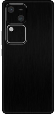 Vcare GadGets Brushed Black V30 5G Mobile Skin(Brushed Black)