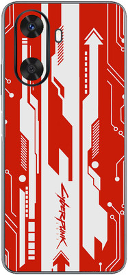 FCS Huawei Enjoy 60 Printed Back skin Mobile Skin(Cyber Punk Red)