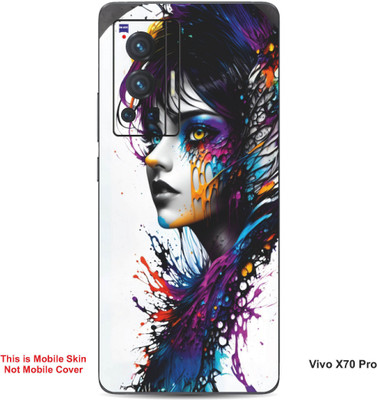 VYBE The Smart Choice Vivo X70 Pro Art Embossed Mobile Skin(Desert Storm 13)